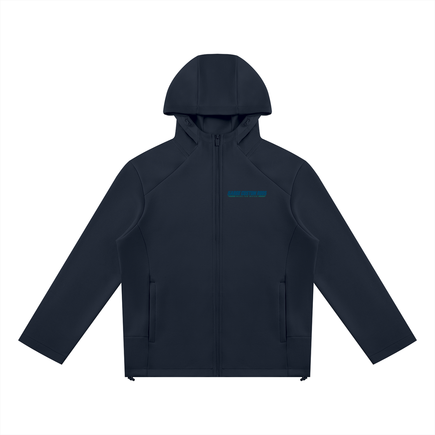 Unisex Paneled Full Zip Hoodie