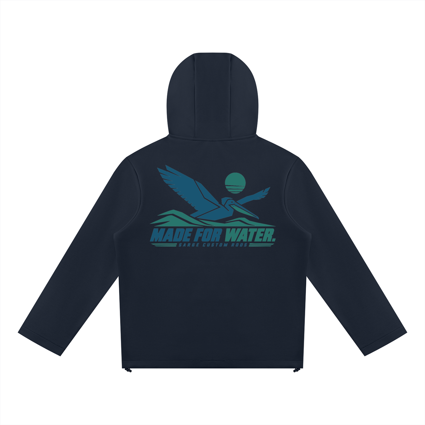 Unisex Paneled Full Zip Hoodie